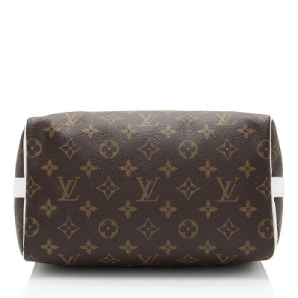Louis Vuitton Brown and White Satchel - Picture 8 of 15